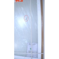 Paroi de Douche à l'italienne AURLANE 100×200cm Profilé Doré Verre Trempé 8mm Pas Cher