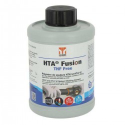 Pot 1L de Polymère de Soudure GIRPI HTA Fusion Pour Tubes et Raccords System'O, HTA-E et PVC-U K62
