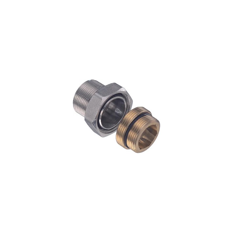 Raccord Union Laiton 3 Pièces RBM Droit Mâle 26x34 1" Raccord Union Laiton 3 Pièces RBM Droit Mâle 26x34 1"