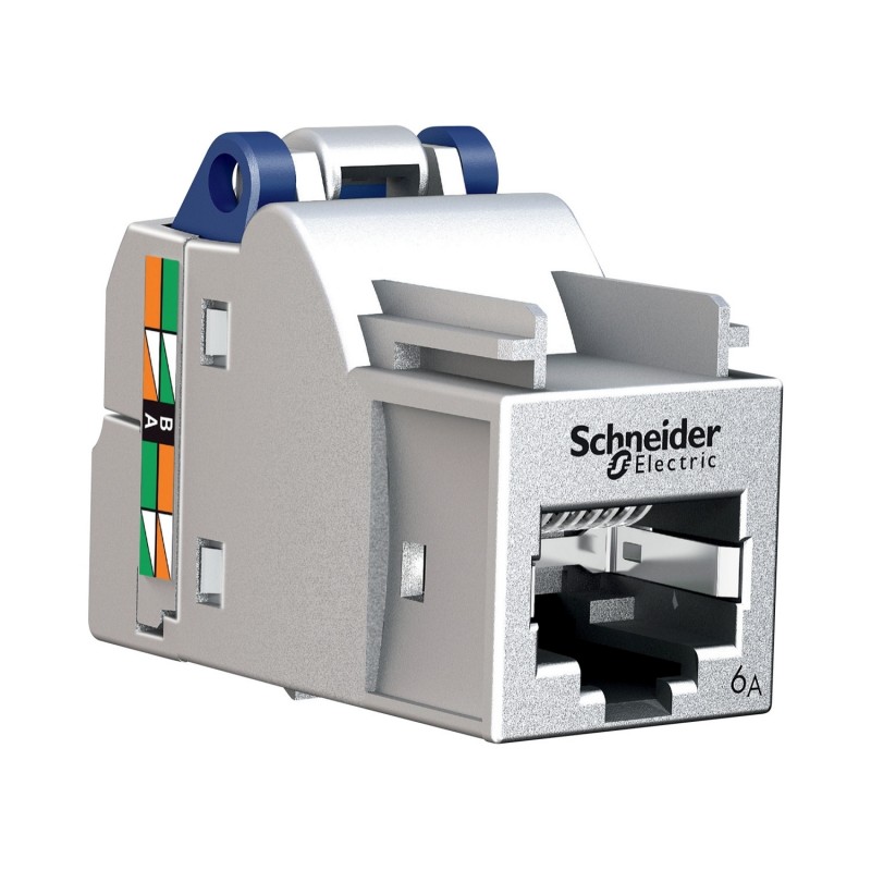 Connecteur Cuivre Blindé SCHNEIDER Actassi RJ45 Cat 6 Connecteur Cuivre Blindé SCHNEIDER Actassi RJ45 Cat 6