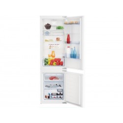 Réfrigérateur Congélateur 271L BEKO Intégrable à Glissière 54cm 2 Portes Blanc