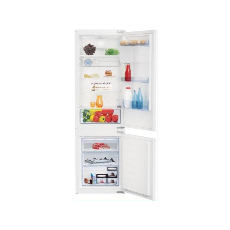 Réfrigérateur Congélateur 271L BEKO Intégrable à Glissière 54cm 2 Portes Blanc Réfrigérateur Congélateur 271L BEKO Intégrable à Glissière 54cm 2 Portes Blanc