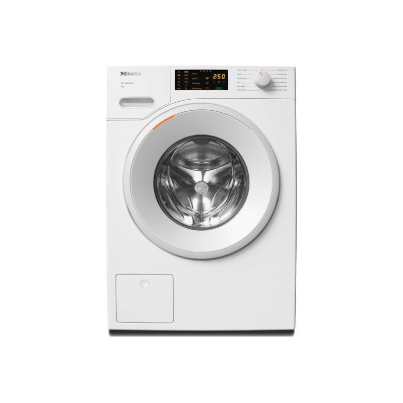 Lave-Linge Hublot avec Tambour Hydrogliss 8kg MIELE W1 55L 1400T/min Programme Défroissage Lave-Linge Hublot avec Tambour Hydrogliss 8kg MIELE W1 55L 1400T/min Programme Défroissage