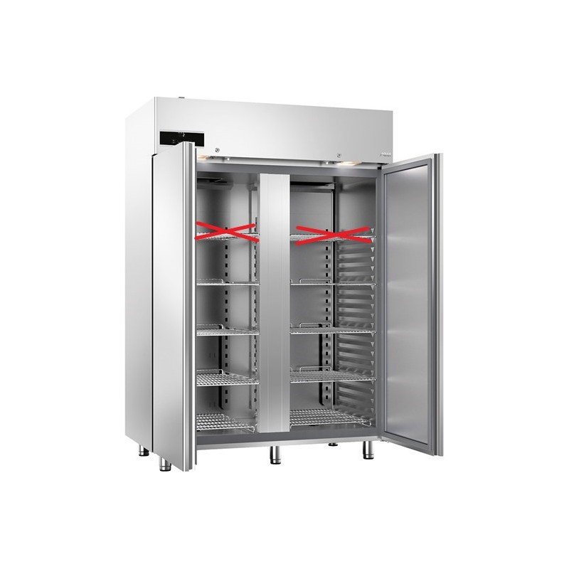 Armoire Réfrigérée Professionnel Inox 1300L FRIGONOX 2 Portes 8 Clayettes 1460x835x2075mm Grise Armoire Réfrigérée Professionnel Inox 1300L FRIGONOX 2 Portes 8 Clayettes 1460x835x2075mm Grise