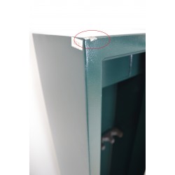 Armoire à Fusils 5 Armes TECHNOMAX avec Coffre Fort et Serrure à Clé Verte Pas Cher