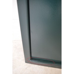 Armoire à Fusils 5 Armes TECHNOMAX avec Coffre Fort et Serrure à Clé Verte Pas Cher