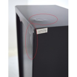 Armoire à Fusils 5 Armes TECHNOSAFE avec Coffre Fort et Serrure à Clé Noire Pas Cher