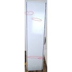 Armoire Electrique au Sol en Acier NVENT HOFFMAN Porte Simple 1600X800X400mm Grise Pas Cher