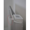 Radiateur Electrique à Inertie Fonte 2000W INTUIS Chamane Horizontal Blanc Pas Cher