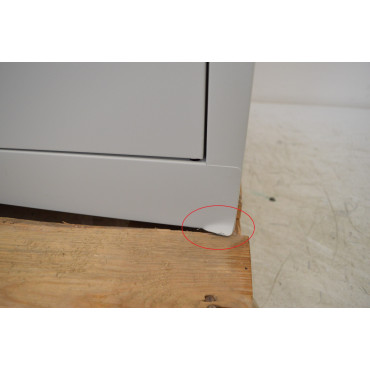 Armoire Haute Monobloc à Portes Battantes CARAY 4 Etagères Grise 1200x420x1945mm pas cher