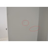 Armoire Haute Monobloc à Portes Battantes CARAY 4 Etagères Grise 1200x420x1945mm pas cher