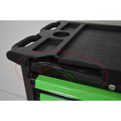 Servante d'Atelier 7 Tiroirs JBM Avec Outils 172 Pièces Verte pas cher