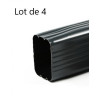 Descentes Rectangulaires pour Gouttières ARALTEC 60x80mm