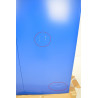 Armoire d'Atelier CARAY Portes Battantes avec 2 Etagères 200x40x100cm Bleu pas cher