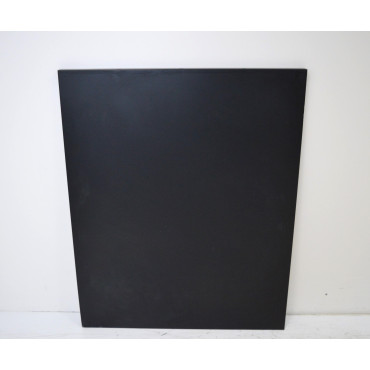 Plaque de Protection Murale pour Poêle LE MARQUIER 80x100cm Unie Noire