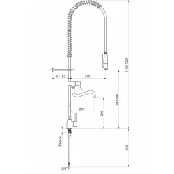 Dimensions combiné DELABIE