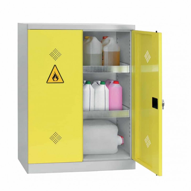 Armoire Basse de Sécurité pour Produits Phytosanitaires DBA avec 2 Bacs de Rétention