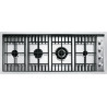 Table de Cuisson Gaz BARAZZA LAB 120cm 4 Brûleurs + Double Couronne Inox