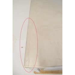Meuble Bas Inox Professionnel 2 Portes Coulissantes sur Pieds pas cher