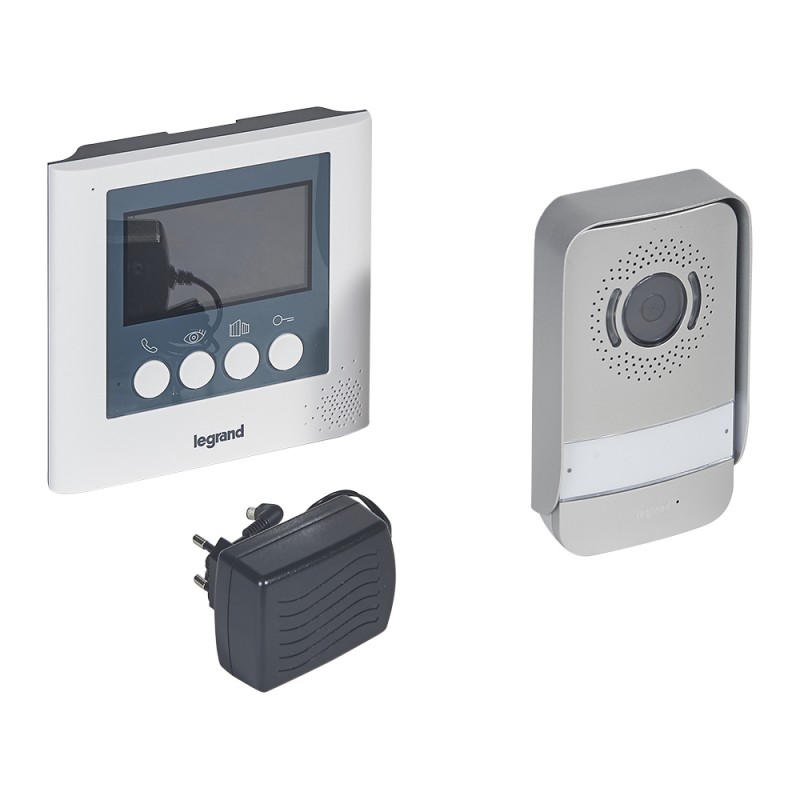 Kit Portier Visiophone LEGRAND Avec Interphone et Ecran 4.3 Pouces Kit Portier Visiophone LEGRAND Avec Interphone et Ecran 4.3 Pouces