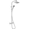 Colonne de Douche avec Mitigeur Thermostatique HANSGROHE 230 Vernis Shape 1 jet Chromé