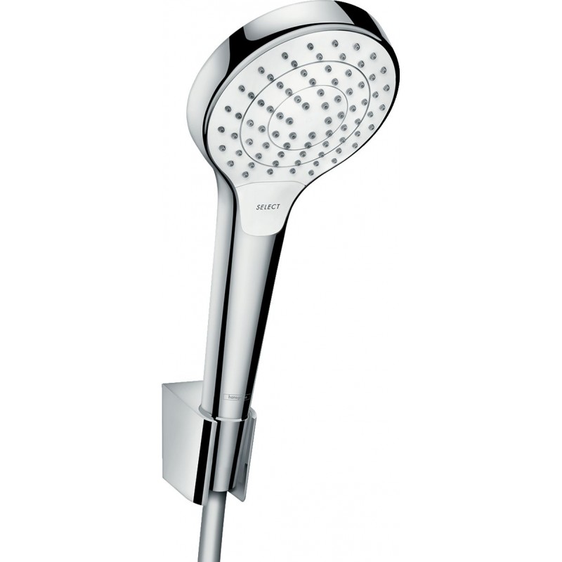 Ensemble de Douche HANSGROHE Croma Select S Support Mural et Douchette Avec Flexible 160cm