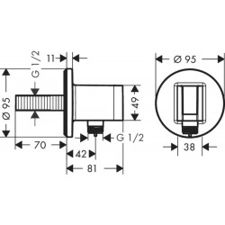 Dimensions du support