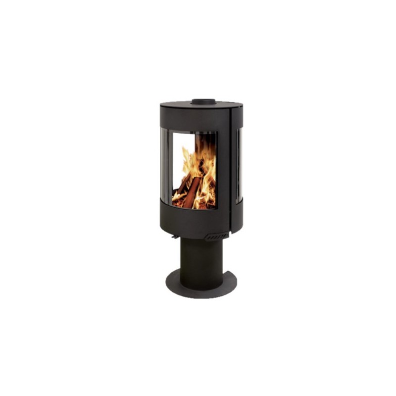 Poêle à Bois en Acier 8kW TURBO Serena 8 Noir Poêle à Bois en Acier 8kW TURBO Serena 8 Noir