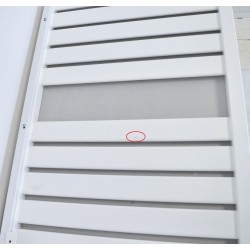 Sèche-Serviettes Electrique 1750W SAUTER Kelud Slim Ventilo Blanc Pas Cher