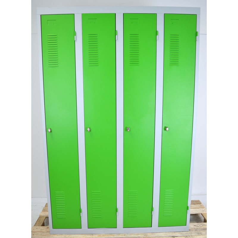 Vestiaire Industrie Propre CARAY 4 Colonnes Monobloc Vestiaire Industrie Propre CARAY 4 Colonnes Monobloc