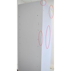 Vestiaire multicases CARAY 4 Casiers 2 Colonnes Monobloc Fermeture à Clés 180x120x50cm Pas Cher