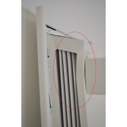 Radiateur Electrique à Inertie 2000W THERMOR Ingenio 3 Connecté Vertical Blanc pas cher