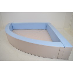 Piscine à Balles D'Angle WESCO Basic Grande Sans Balles Rayon Extérieur 195cm Problème de Fixation - 00873186
