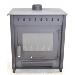 Poêle à Bois 14kW STOVE ITALIA Luna Noir