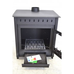 Poêle à Bois 14kW STOVE ITALIA Luna Noir