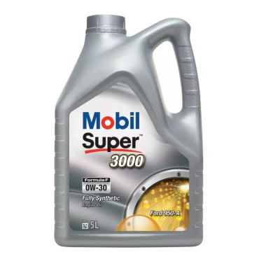 Bidon 5L Huile Moteur MOBIL Super 3000 Formule F 0W-30 Ford 950-A