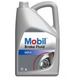Bidon 5L Liquide de Frein Hydraulique Universel MOBIL Brake Fluid DOT 4