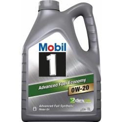 Bidon 5L Huile Moteur Synthétique MOBIL 1 0W-20 Advanced Fuel Economy