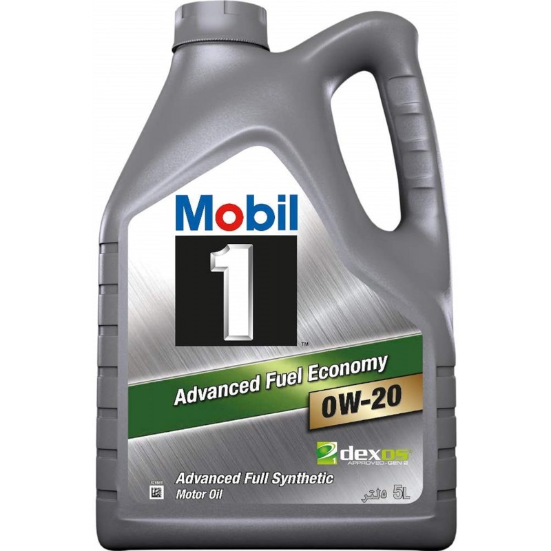 Bidon 5L Huile Moteur Synthétique MOBIL 1 0W-20 Advanced Fuel Economy