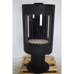 Poêle à Bois en Acier 8kW TURBO Serena 8 Noir