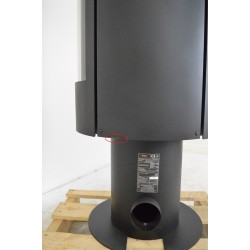 Poêle à Bois en Acier 8kW TURBO Serena 8 Noir Pas Cher