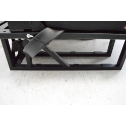 Banquette Lit Homologué pour Van Aménagé SCOPEMA Neptune 120cm 3Points 3Places en Tissu Noir