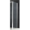 Paroi de Douche Fixe Réversible LEDA Jazz+ 70cm Verre Transparent Profilé Argent Mat