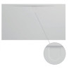 Receveur de Douche Aquance Beto L Béton de Synthèse Ultra-Plat Blanc 1800x900mm - 01BVBL18000900Q