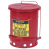 Poubelle de Sécurité 79L JUSTRITE Acier Pour Déchets Huileux Inflammables et Dangereux - JCN09700RD