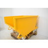 Benne Autobasculante 200L Goubard Acier Sur Roulettes