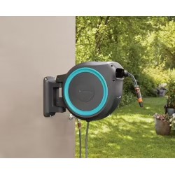 Dévidoir Enrouleur Automatique de Tuyau d'Arrosage 25m GARDENA RollUp M