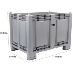 Dimension caisse-palette manutan 550 litres