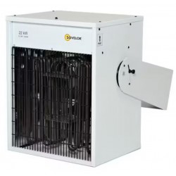 Chauffage Aérotherme Electrique Mural 22kW SOVELOR 380V 2200m3/h