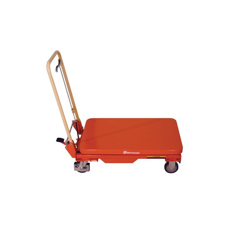 Table Elévatrice Hydraulique Mobile BISHAMON Charge 150Kg